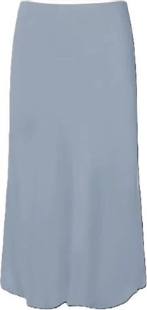 Drykorn URA 10 Skirt - Dames - Midirokken - Blauw - W29 - Satijn - Rokken