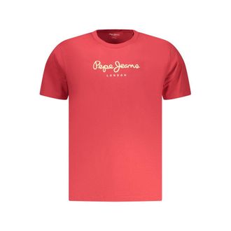 Pepe Jeans London Rosso Katoenen Heren T-Shirt