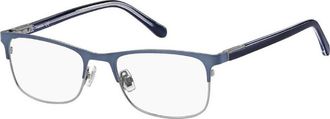 Fossil Demo Rectangular Mens Eyeglasses FOS 7077 0KU0 54