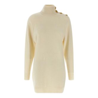 Balmain Mujer, Vestidos, Beige, Talla: XS
