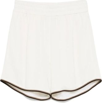 Fendi Shorts sportivi FF jacquard - Bianco