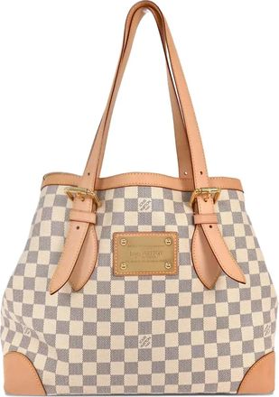 Louis Vuitton 2012 MM Hampstead Damier Azur shoulder bag - Beige