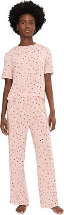 Honeydew Intimates All American PJ Set Womens Pajama Sets Marzipan Hearts : XL, Spandex/Jersey