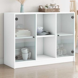 Berkfield Home Sideboard White 102x37x75.5 cm Engineered Wood