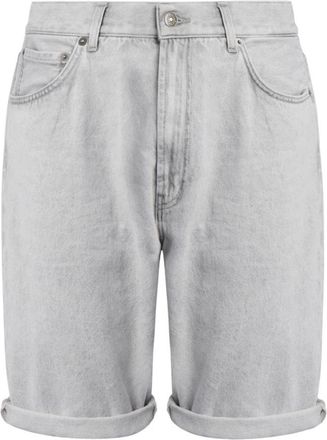 Dondup Bermuda Lenz - Heren - Denim shorts - Grijs - W34 - Katoen - Korte Broeken