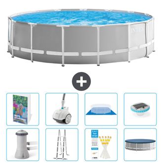 Intex Piscina Prism Frame Redonda - 457x122 Cm - 9-piezas S552