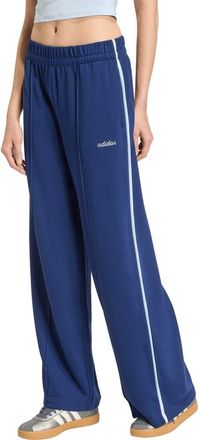 adidas Seasonal Essentials French Terry Pants in Dark Blue/White at Nordstrom Rack, Size Medium