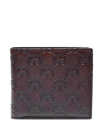 Gucci 2000s GG Shima debossed wallet - Brown