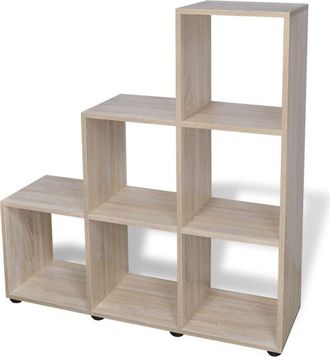 vidaXL Vidaxl - Estanter&iacute;a Librer&iacute;a En Forma De Escalera 107 Cm Blanca