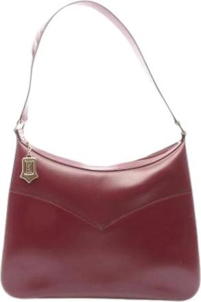 Saint Laurent Pre-owned Shoulder Bags, female, Red, Size: ONE SIZE Pre-owned Leather Shoulder Bag