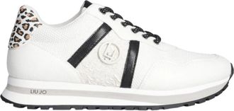 Liu Jo Witte Sneakers met Zwarte Details - Dames - Sneakers - Wit - 39 EU - Schoenen