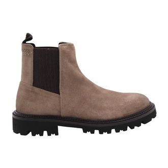 HUGO BOSS Chelsea Boots, male, Beige, 9 UK, Sun Hat for Stylish Outfits