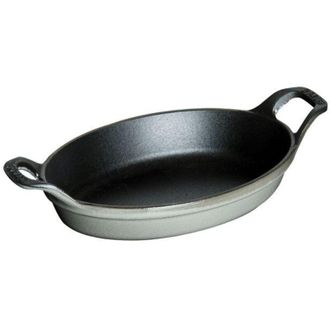 Staub Fuente De Cocci&oacute;n Gris Grafito 250 Ml De Hierro Fundido Esmaltado