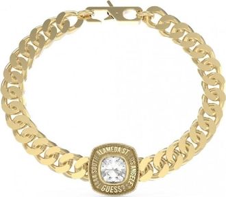 Guess Womens JUMB01373JWYGS Ladies Champions Bracelet - Gold - One Size