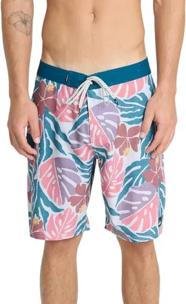 Quiksilver Forest Peak 20 Board Shorts in Blue Coral at Nordstrom, Size 38