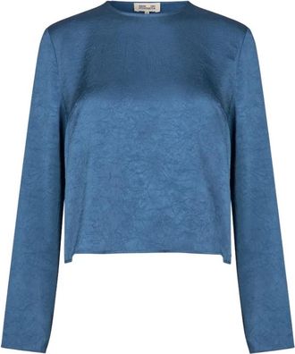 Baum Und Pferdgarten Miza Blouse - Dames - Blouses - Blauw - M - Overhemden