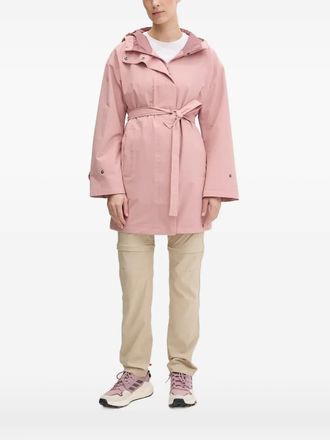 Columbia Jas met capuchon en ceintuur - Roze