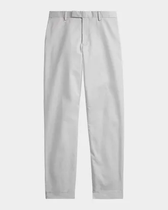 Polo Ralph Lauren Men & apos;s Military Stretch-Cotton Mid-Rise Straight-Leg Pants