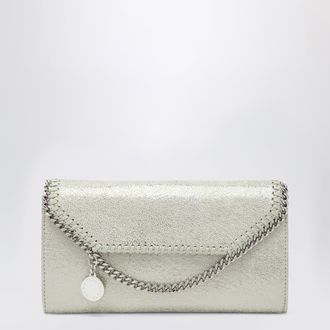 Stella McCartney Light lime green Falabella shoulder wallet bag