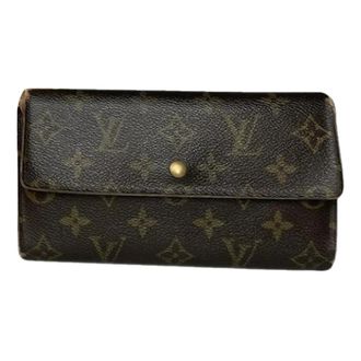 Louis Vuitton Portafoglio Vintage Pre-owned - - Pre-owned - Donna - Marrone - ONE SIZE