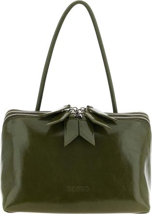 The Attico Green Laltra di Milano Large Shoulder Bag