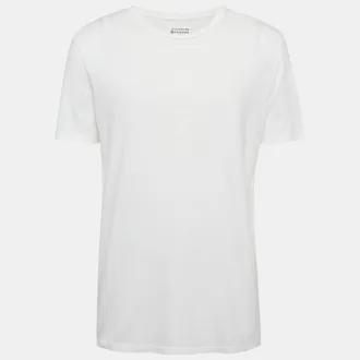 Maison Margiela Maison Martin Margiela White Jersey Crewneck T-Shirt