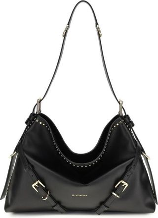 Givenchy Large Voyou Shoulder Bag In Shiny Leather
