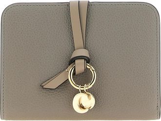 Chlo&eacute; Cartera plegable Alphabet - Accessories - Mujer - Gris - ONE SIZE