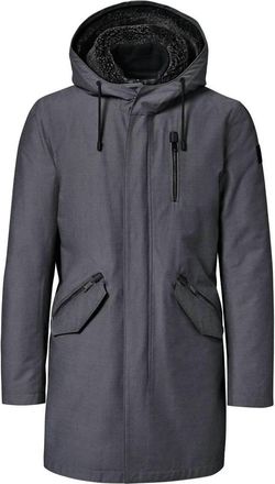 Porsche Design Mens Parka Jacket In Dark Heather Grey/black