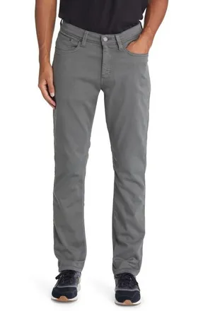 Duer No Sweat Relaxed Tapered Performance Pants in Gull at Nordstrom, Size 34 X 32