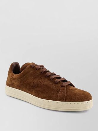 Tom Ford suede lace-up sneakers