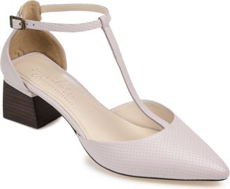 Journee Collection Signature Womens Genuine Leather Tru Comfort Foam Cameela Pump