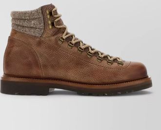 Brunello Cucinelli leather ankle boots