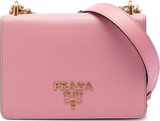 Prada Pre-owned Prada Saffiano Lux Chain Crossbody 6KU75F27AYWK2TJ6