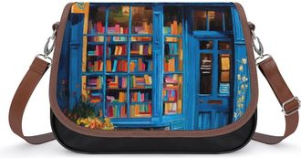 Generic Bookshops in England Womens Crossbody Bag Fashion Shoulder Handbags Message Tote Bag with Adjustable Strap