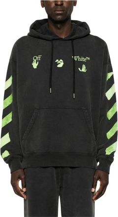 Off-white Arrow Skate Hoodie - Heren - Hoodies - Zwart - M - Katoen - Hoodies & sweatvesten