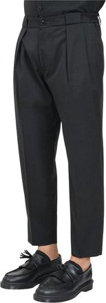 Golden Craft 1957 Blue Wool-Blend Stretch Pants