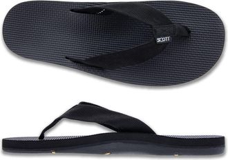 Scott Hawaii Mens Makaha Slipper, Black, 9.5 UK