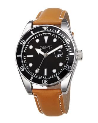 August Steiner Mens Leather Watch
