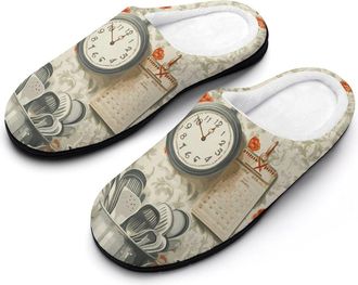 Generic Kitchen Food Still Life Mens Slippers Comfortable And Non-slip Cotton Slipper Shoe for House