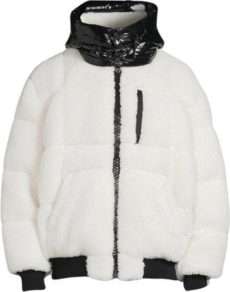 Moose Knuckles Sherpa Bomberjack Morningside Purple Store - Heren - Gewatteerde jassen - Wit - M - Polyester - Jassen