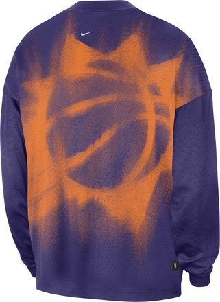 Nike Mens Phoenix Suns Standard Issue Basketball Long-Sleeve Top in Purple | II5838-566