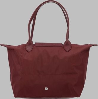 Longchamp Womens Shoulder Bag Le Pliage Bordeaux Polyamide