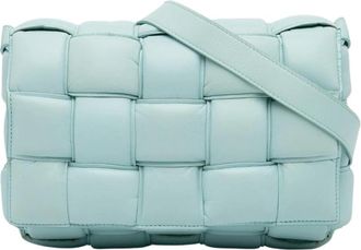 Bottega Veneta Pre-owned Intrecciato Padded Cassette - - Pre-owned - Donna - Blu - ONE SIZE