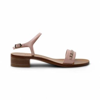 Ferragamo Womens Chain Detail Sandals In Pink