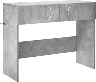 vidaXL Mesa Consola Gris Hormig&oacute;n 96,5 X 38 X 75 Cm Vidaxl