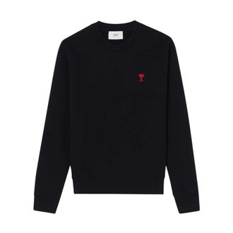 Ami Hoodies & sweatvesten, Heren, Zwart, M, Felpa Girocollo