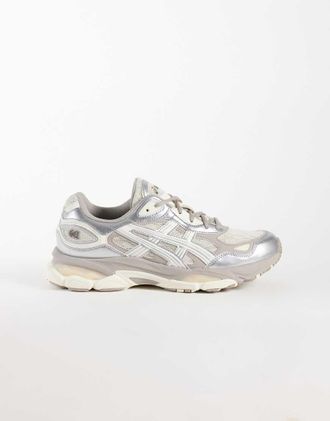 Asics Gel-NYC 2.0 sneakers grigio fumo e argento
