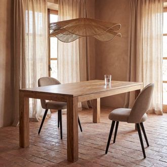 Maisons du monde Mesa de comedor de sheesham macizo de 180 cm