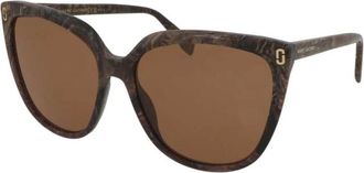 Marc Jacobs Full-frame Zonnebril - unisex - Accessoires - Bruin - Maat: 57 MM